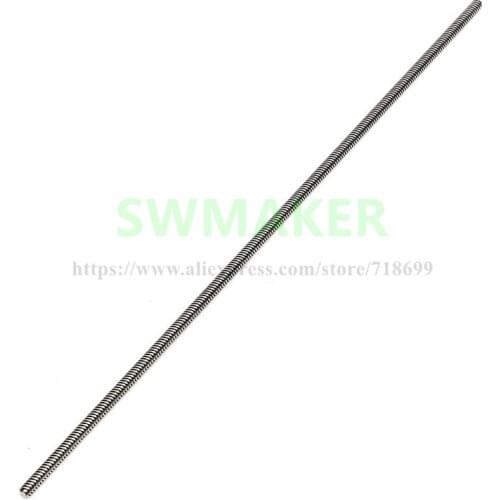 2pcs 8mm Metric Acme Lead Screw 290/500/540mm length stainless steel Tr8*8(P2) for DIY C-Beam CNC 3D printer