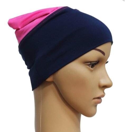 Muslim Inner Tube Caps Islamic Underscarf Color matching Hats