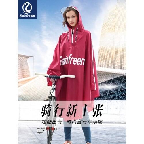 Outdoor Raincoat Women/Men Waterproof Windproof Breathable Rain Poncho Reflective Design Cycling Hiking Travel Rain Cover