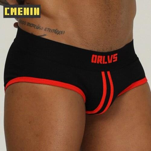 Striped Sexy Men Underwear Breathable Mesh Silk Mens Briefs Men Bambozd