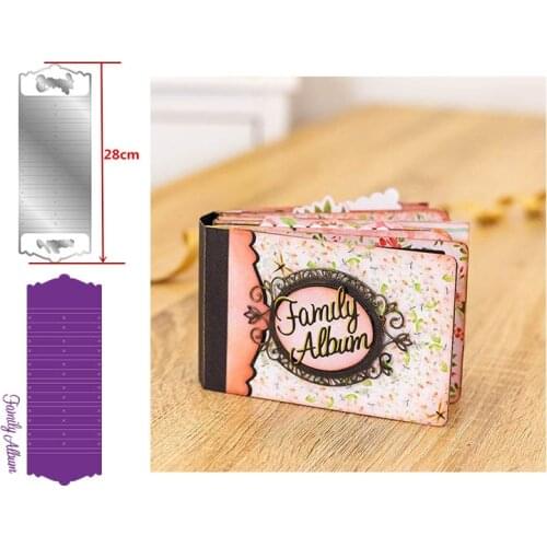 Family Album Frames Dies Scrapbooking Metal Cutting Die For DIY Embossing Cards Decorative Crafts Supplies New 2019