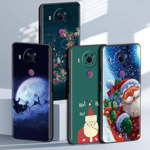 Santa Claus Father Christmas Case For Nokia 7.2 G10 5.4 5.3 3.4 8.3 5G 1.4 2.4 X10 2.3 2.2 C20 4.2 3.2 C3 C10 G20 C30 Soft Cover