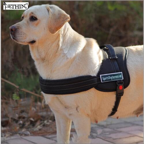 Dog harness S-XL large dog harness padded strong hanress for dog Nylon retractable for small and large breed