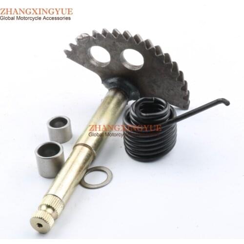 Kick Start Gear Shaft Spindle for GY6 125cc 150cc 152QMI 157QMJ Chinese Scooter Parts 129mm