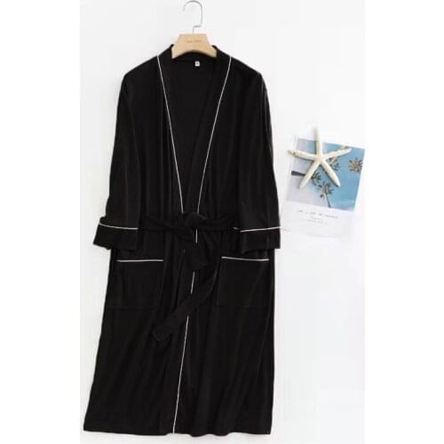 XXXL Plus Size Women And Men Wear Bathrobe Loose Autumn Winter Home Wear Clothing Couples Cotton Sleepwear Robe Batas Mujer