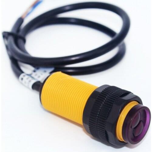 Smart Car Robot E18-D80NK Infrared Obstacle Avoidance Photoelectric Sensor Proximity Switch 3-80cm Detection Range Adjustable