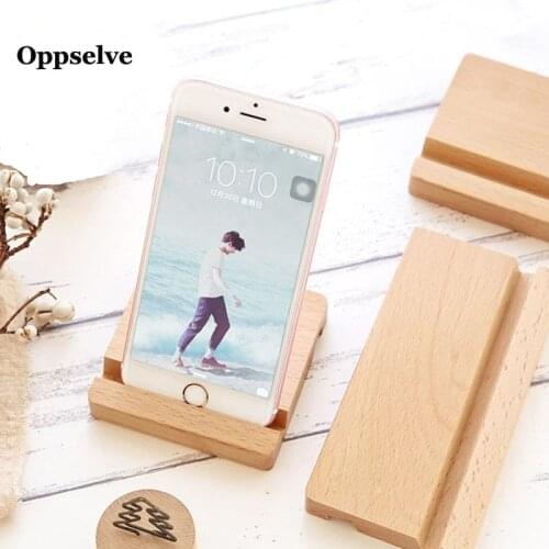 Wooden Phone Holder Stand for iPhone 11 12 Pro Max SE Phone Desk Holder for Huawei P30 P40 Pro Phone Support for Samsung S9 S10