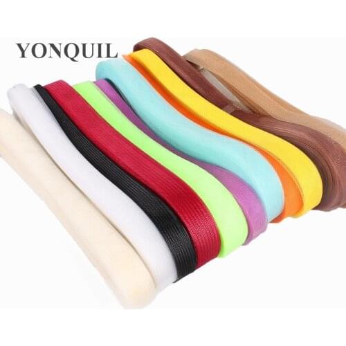 4/5"(2CM) High Quality Springy Crinoline Hair Accessories Women Hairbands Fascinators Craft 100Yards/Lot 25Yard/Color 4Color/Lot