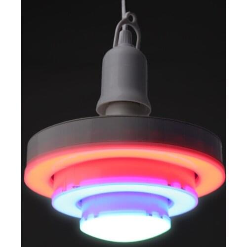 3/1 Pcs Led Decorative Light Ring 3 Color Retractable Lighting Indoor Chandelier New Year Party Lighting Decor