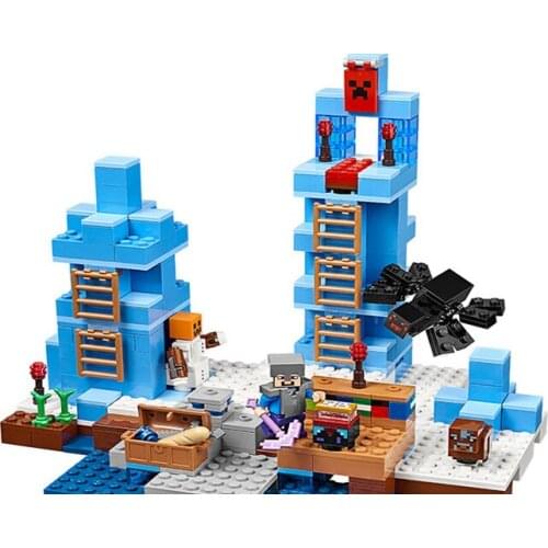 462pcs myworld the ice world exploration building blocks Compatible 21131 Toy