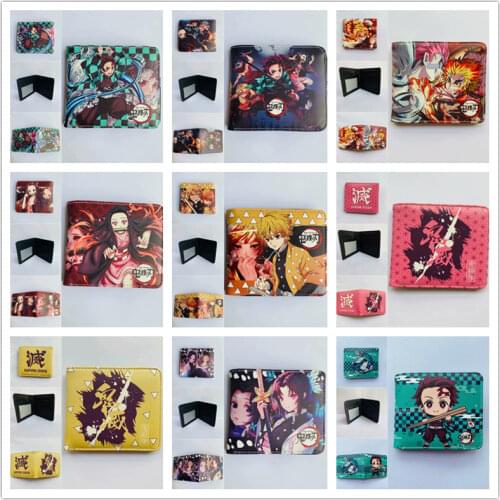 Anime Natsume Yuujin-chou Short Button Wallet Natsume Takashi Folding Zipper Purse Coin Bag Collection Model Toy Gifts