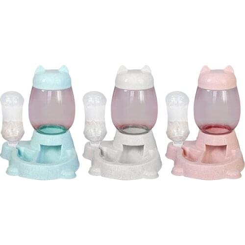 Automatic Water Dispenser Pet Dog Puppy Cat Food Dish Anti-spill Drinking Bowl