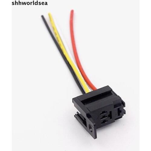 Worldgolden 5/30/100pcs Car 12V 30A Relay & Socket For Electric Fan Fuel Pump Horn Kit 4P 4 Wire Sales