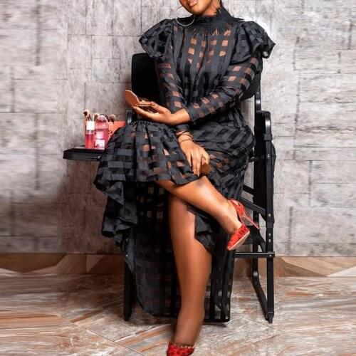 Black Cocktail Dresses for Women See Through Hollow Dresses Sexy Loose Party Dresses Evening Party Dresses Prom Dresses