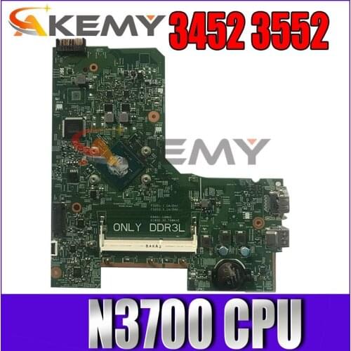 For DELL Inspiron 3452 3552 CN-0JX7F0 0JX7F0 Pentium N3700 Notebook Mainboard 14279-1 PWB:896X3 SR29E DDR3 Laptop motherboard