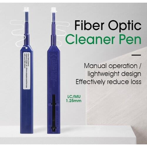 Inventory 800 times Fiber Optic Cleaner Pen Connector Face 1.25mm LC/MU Connector Cleaning Pen