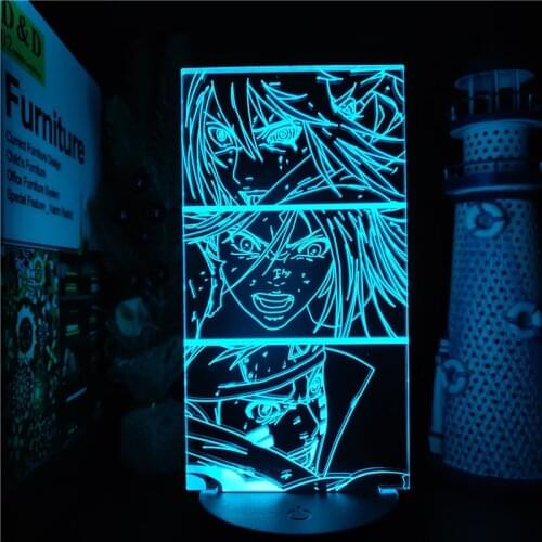 Manga Uchiha Haruno Sakura Uzumaki Figures Anime LED Lampara Naruto LED Nightlight for Room Decoration 3d Table Lamp Luminaria