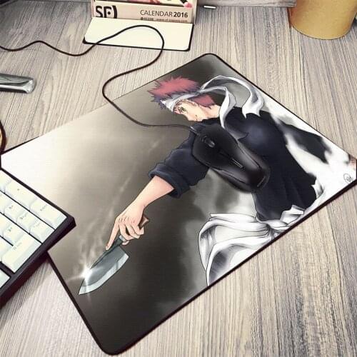 Shokugeki No Soma Anime cartoon Table Mousepads Cute Anime Girl Alphamax Shokugeki Pc Computer Gamer Gaming Mouse Pad