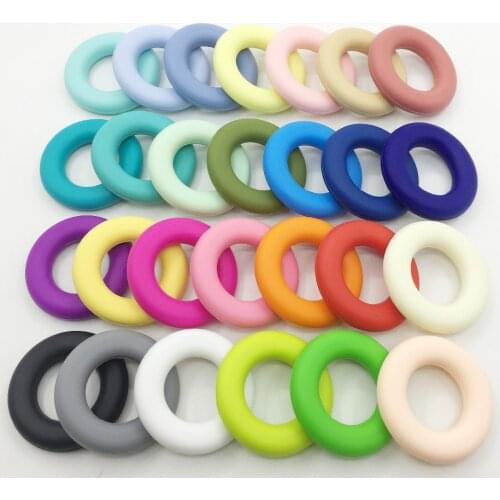 2017 Hot Free Shipping Silicone Teething dount Pendant Necklaces Silicone Teething Jewelry for Mother Jewelry Baby Chewing