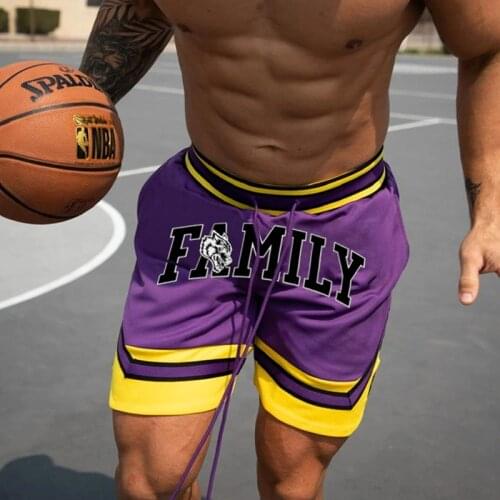 2021 Fashionr New Sports Fitness Shorts Summer Mens Basketball Game Training Running Casual Loose Quick-Drying Five-Point Pants