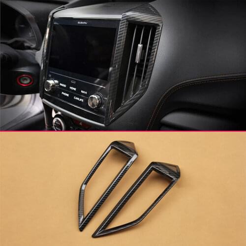 For Subaru Impreza Forester Crosstrek XV 2018 2019 2020 Dashboard Middle Air Vent Cover Trims