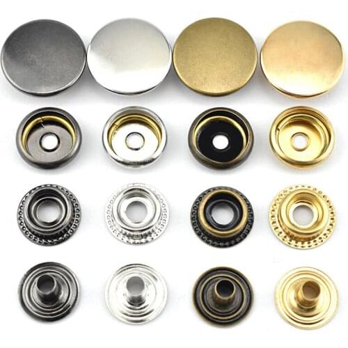 Metal Snap Buttons Fastener For Jeans Clothing 12mm-20mm Press Studs Sewing Button Sewing Leather Craft Clothes Bags Garment