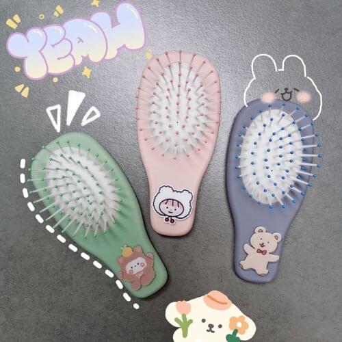 Mini Childrens Airbag Comb Portable Plastic Wet And Dry Baby Comb Small Child Air Cushion Smooth Hair Comb