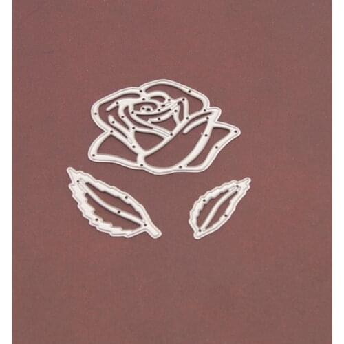 Rose Flower Metal Cutting Dies Scrapbooking Craft Mold Cut Die Stencil Handmade Paper Card Make Template Embossing 2021 New