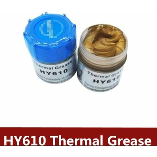 Free shipping Computer CPU Notebook Graphics Cooling Silicone Paste Copper Powder Gold Thermal Silicone Thermal Grease