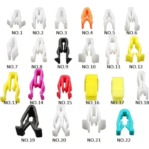 50 Pcs Mix Universal Dashboard DVD CD Console Panel Moulding Trim Plastic Retainer Clip Car Fastener