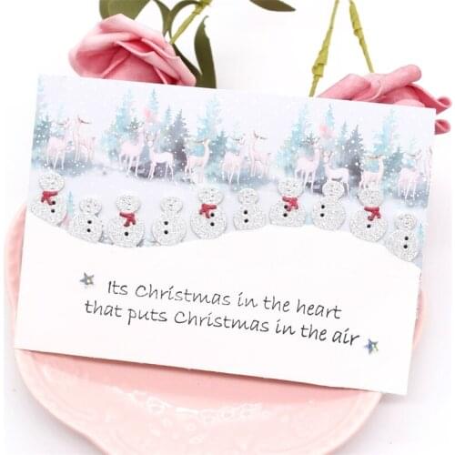 YPP CRAFT Snowman Border Metal Cutting Dies Stencils for Scrapbooking/photo album Decorative Embossing Paper Cards