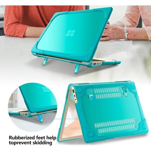 Protective case for Microsoft Surface Laptop 13.5 inch 1769 1867 Shockproof cover foldable stand holder