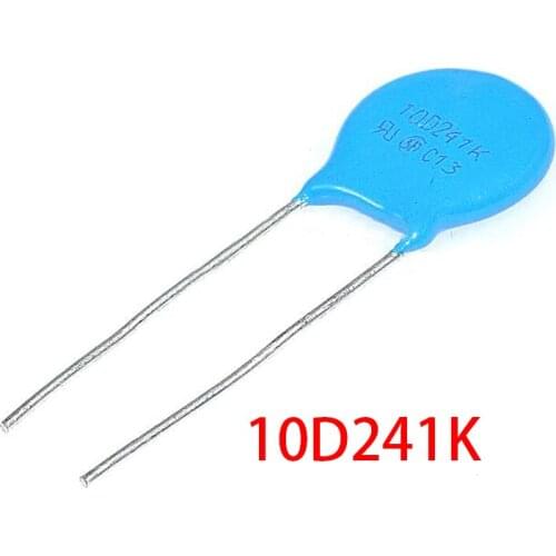 10pcs varistor 10D241K 240V piezoresistor 10D241