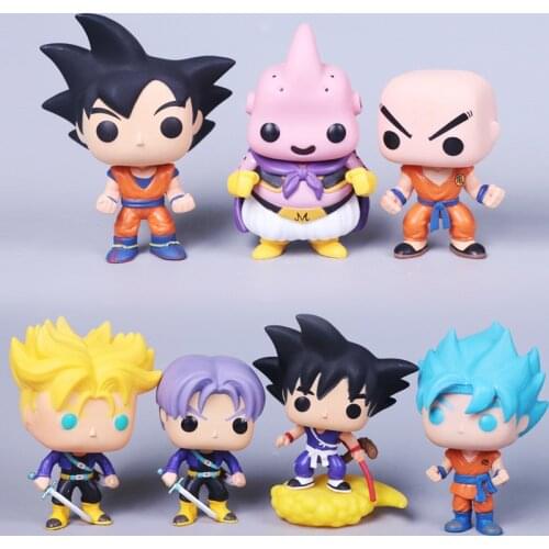 2021 Dragon Ball Toy Son Goku Action Figure Anime Super Vegeta Model Doll Pvc Collection Toys For Children Christmas Gifts
