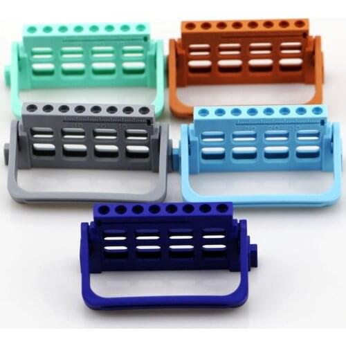 5pcs/set Dental Endo Dispenser Endodontic File Drill Stand Holder Autoclavable New