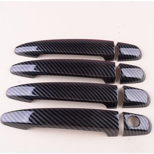 8Pcs Car Exterior Door Handle Cover Trim Fit for Toyota Sienna 4Runner Avalon Camry Highlander Tacoma Lexus GS300 GX470 RX330
