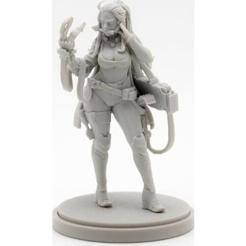 30mm base Resin Figure model kits King-dom death Sci-fi Erza Unassembled and unpainted 742