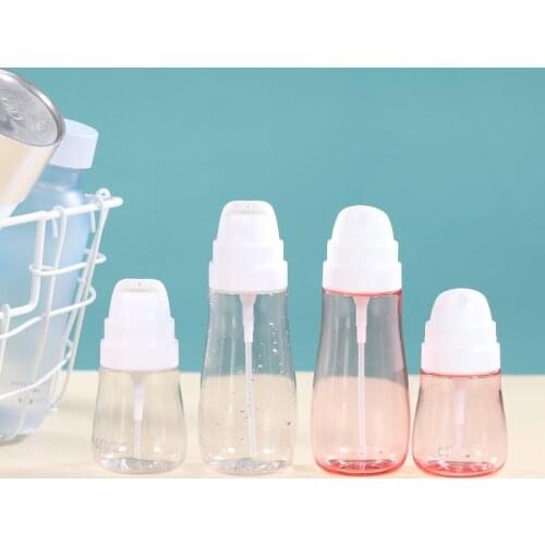 FAST SHIP! 50/100ml Transparent Empty Spray Bottle Travel Plastic Perfume Atomizer Pump Bottle Shampoo Lotion Split Bottle BEST