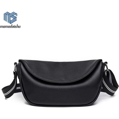 Womens Designer Luxury Handbag 2021 Fashion New High Quality PU Leather Women Handbags Soft Skin Shoulder Messenger Bag Black