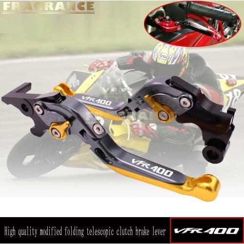 For Honda VFR400 VFR 400 NC30 NC 30 1989-1992 1991 1990 CNC Motorcycle Adjustable Folding Extendable Clutch Brake Levers Motor