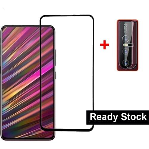On The For Vivo V15 VivoV15 Pro V11i V11 9H Full Coverage Tempered Glass Explosion-Proof Screen Protector + Lens Film
