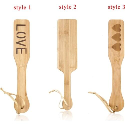 Erotic Toys Bamboo Paddle Whip Spanking Ass Paddle BDSM Slave Flogger Fetish Adult Games Sex Whip Sex Toys For Woman Men Couples