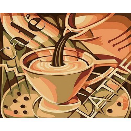 GATYZTORY acrylic painting by numbers abstract on canvas cafe coffee Drawing by numbers art paint set Unique Gift For Home Decor