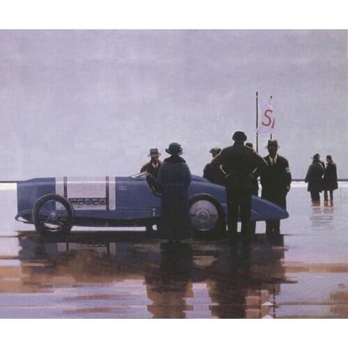 Print decoration art picture from Famous hand painted oil painting Classic cars and printed on cotton canvas for Home decor