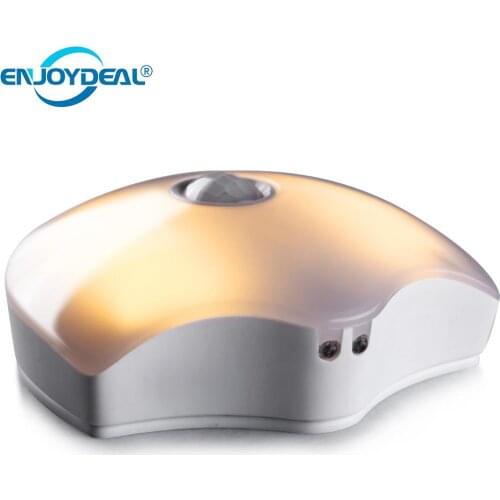 1Pc PIR Motion Sensor Induction Light LED Night Light Home Emergency Flashlight Lamp Corridor Cabinet Light USB/Battery Powered