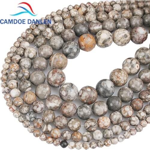 Natural Maifan Stone Lave Volcanic Rock Round Beads For Jewelry Making 4 6 8 10 12MM Diy Material Bracelet Necklace Making