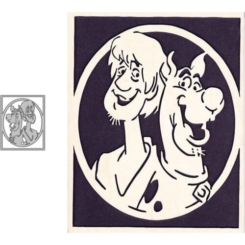 Metal Cutting Dies Boy and Animal Stencil for DIY Scrapbooking Album Embossing Paper Cards Deco Crafts Die Cuts