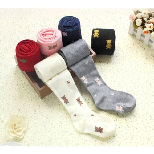 Cute Cartoon Kids Girls Tights Pantyhose Stocking Cotton Children Baby girl Tights Stockings Toddler Princess Pantyhose