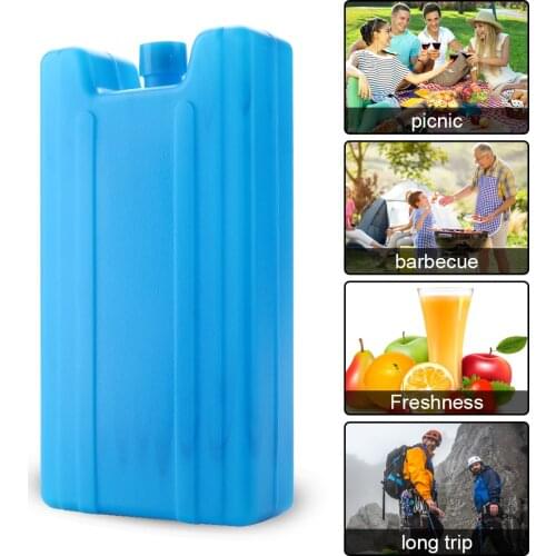 Gel Freezer Ice Blocks for Picnic Travel Lunch Reusable Cool Cooler Pack Bag Water Injection Box Fresh Food Storage
