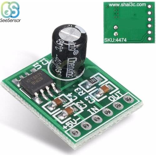 Mini XPT8871 Mono Stereo Lithium Battery Power Amplifier Board 6W Sing Machine Module 3v 5v 5W Audio Output Input XH-M125